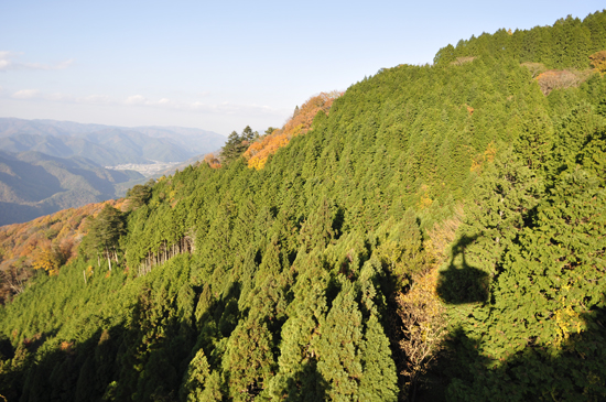 比叡山ロープウェイからの景色