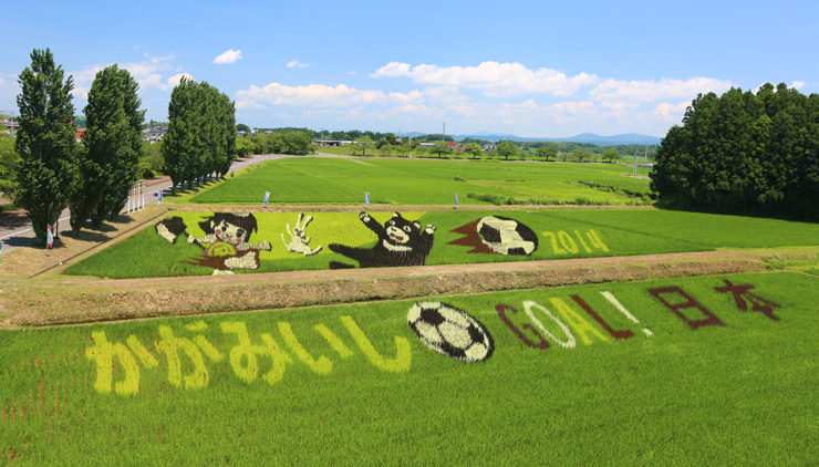 田んぼアート福島県